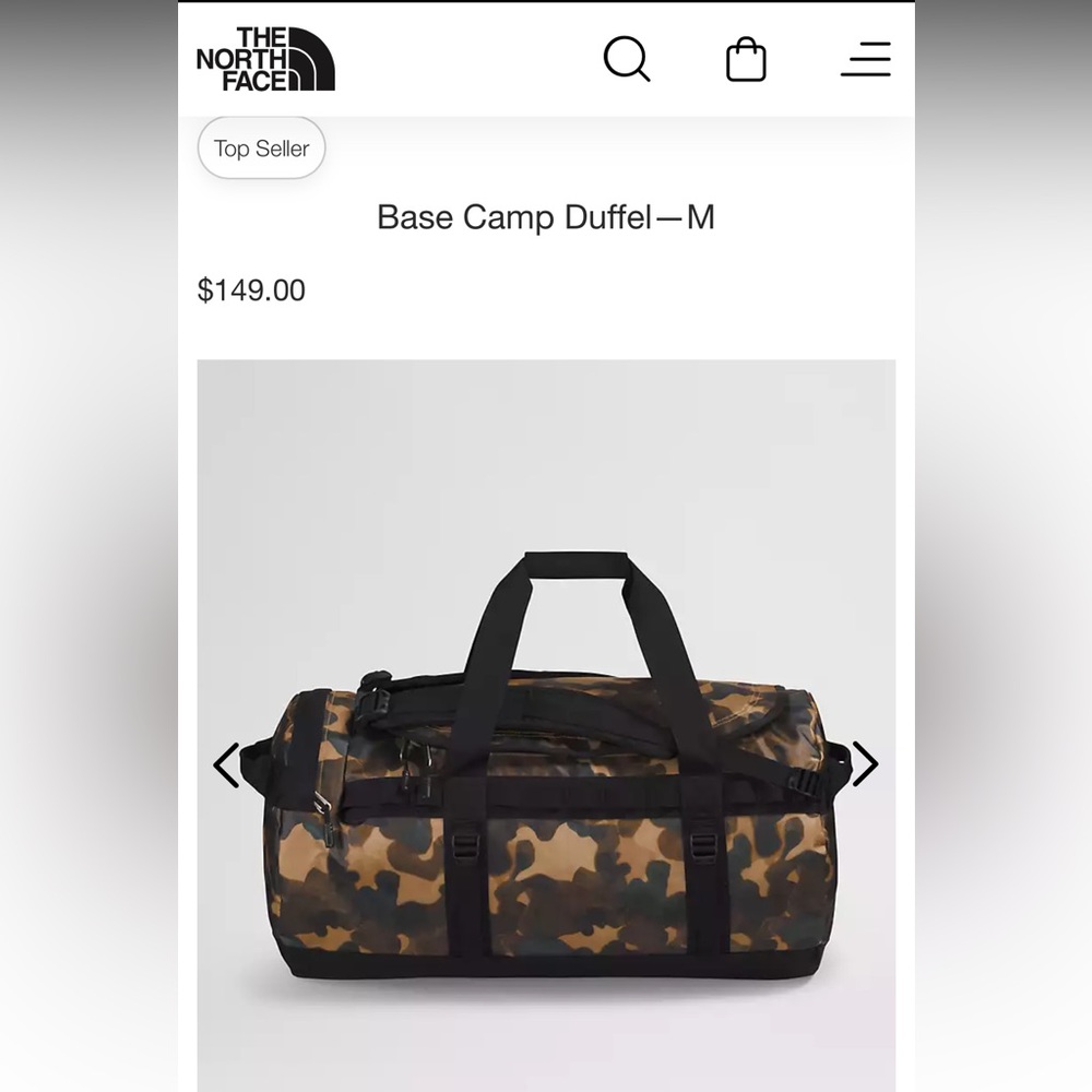 The North Face Base Camp Duffel - Camo Medium